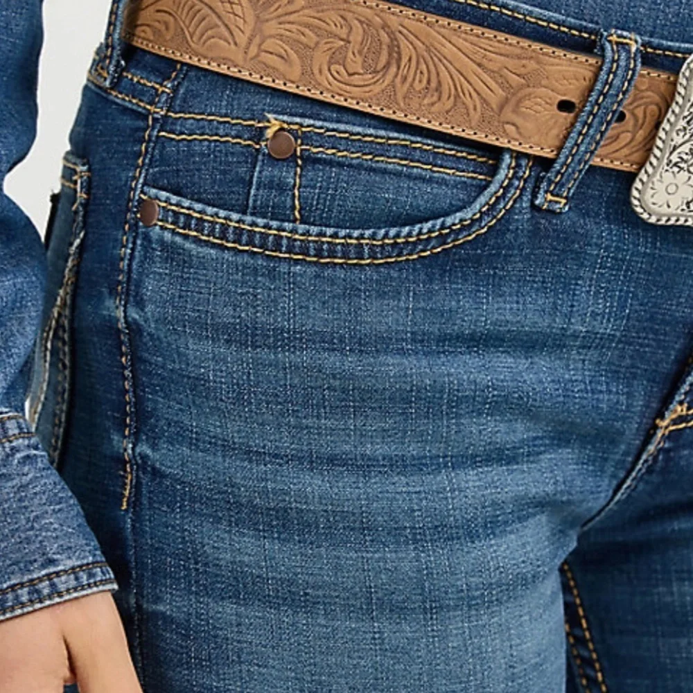 Wrangler Retro Mae Mid-rise Bootcut Jeans Size 11 - Picture 6 of 10